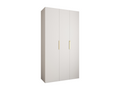 Bohometop 4 Hinged Door Wardrobe 245.5/130/50 3 Doors White/Gold 54327XVHB