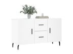 White sideboard 100x36x60 cm engineered wood 01038FPJM