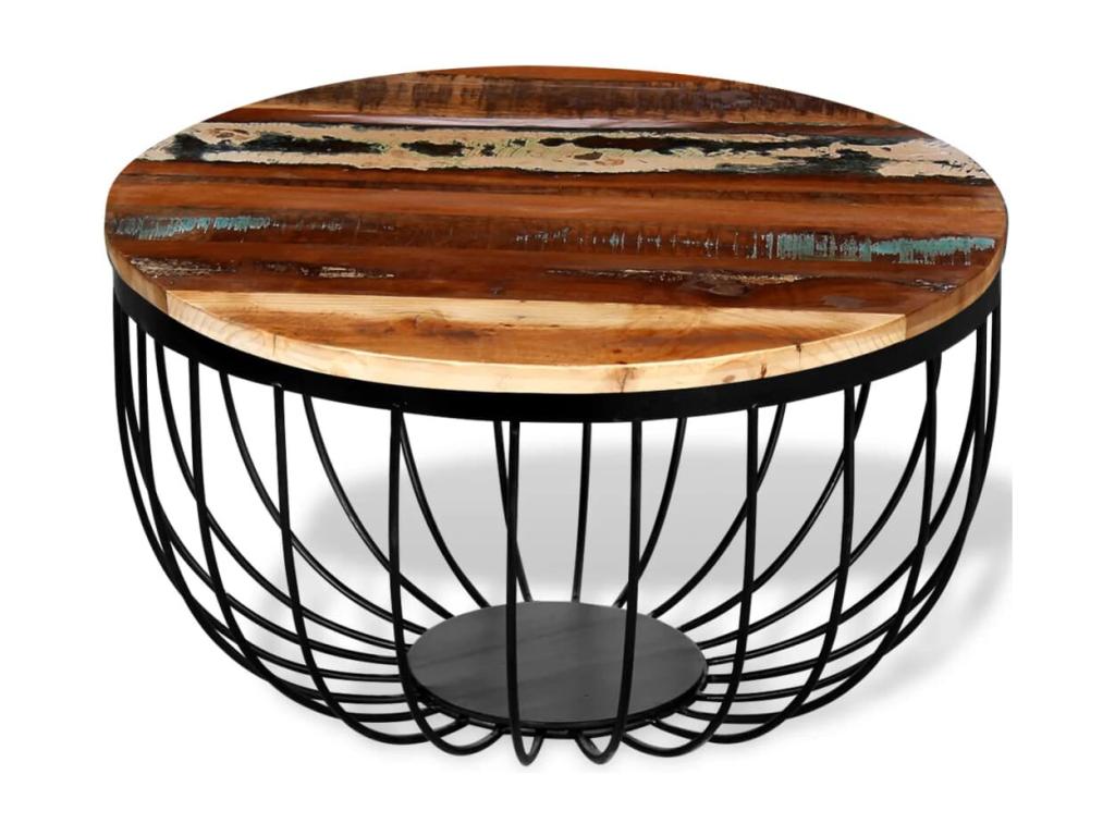 Coffee table Solid reclaimed wood 74902TJBP