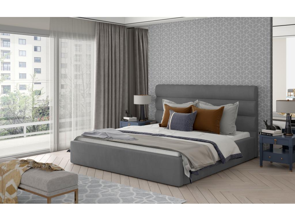 Bohometop Bed M 160x200 / Fabric-Gray 22704QOYE