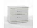 Set of 2 white bedside tables - Dimensions 52x40x38 cm 76179YSQJ