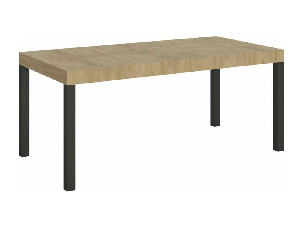 Homelumiere Extendable Dining Table - Brown - Legs and Supports on Homelumiere - Extendable Width 160 to 420cm