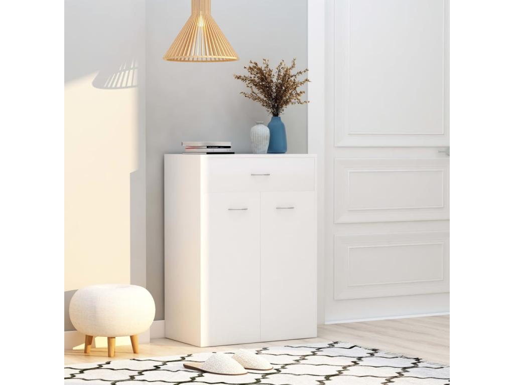 White shoe cabinet 60x35x84