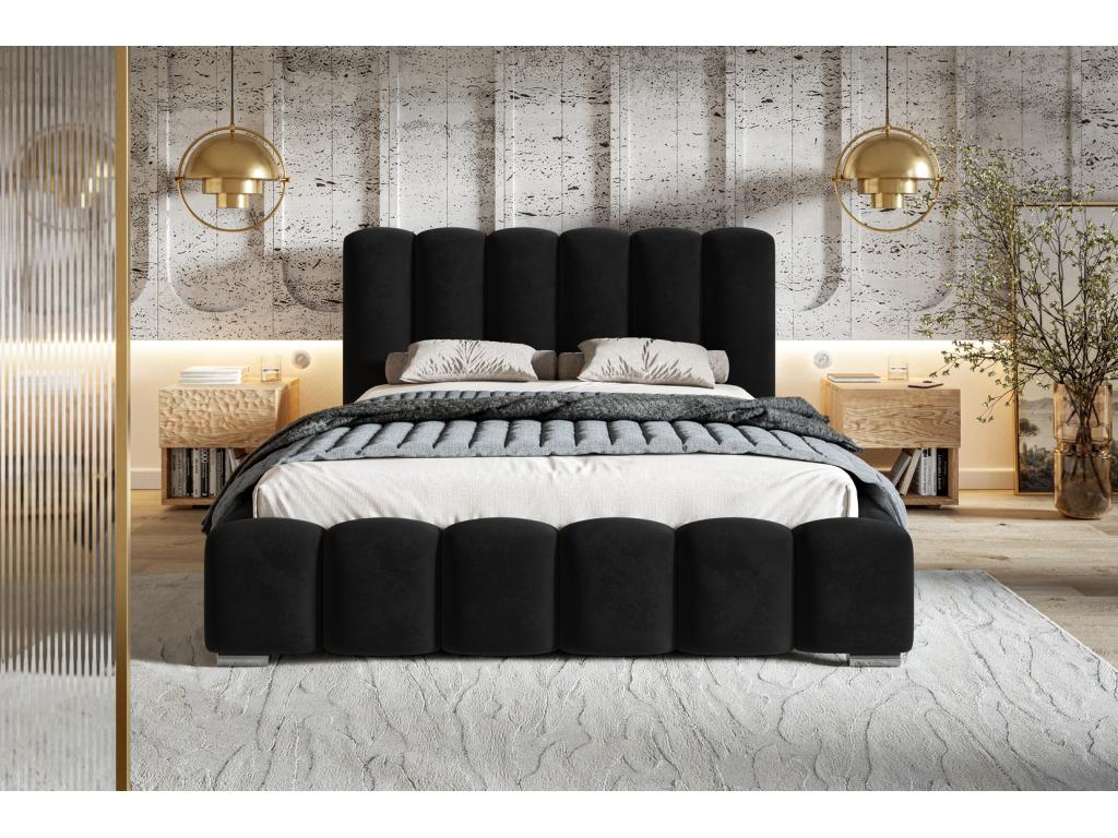 Bohometop Bohometopé bed 200x200 cm Bohometop Double bed with Bohometop box spring bed 140x200 Black Bohometop 4322 00743RDUH