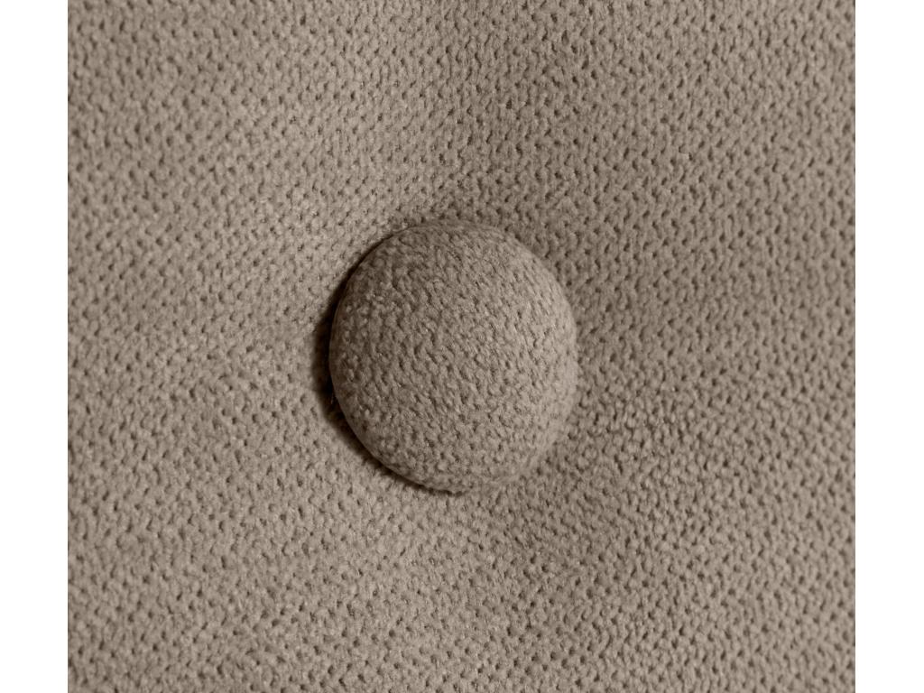 Homelumiere Smooth Fabric Headboard with Buttons 135x50cm for 120/135cm Beds - Earth
