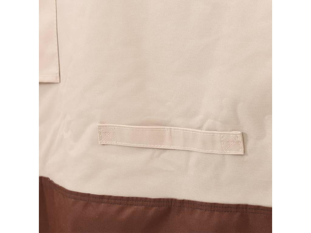 Bohometop beige garden chaise lounge cover 79x97x48/74 cm 600D 05868NMYJ