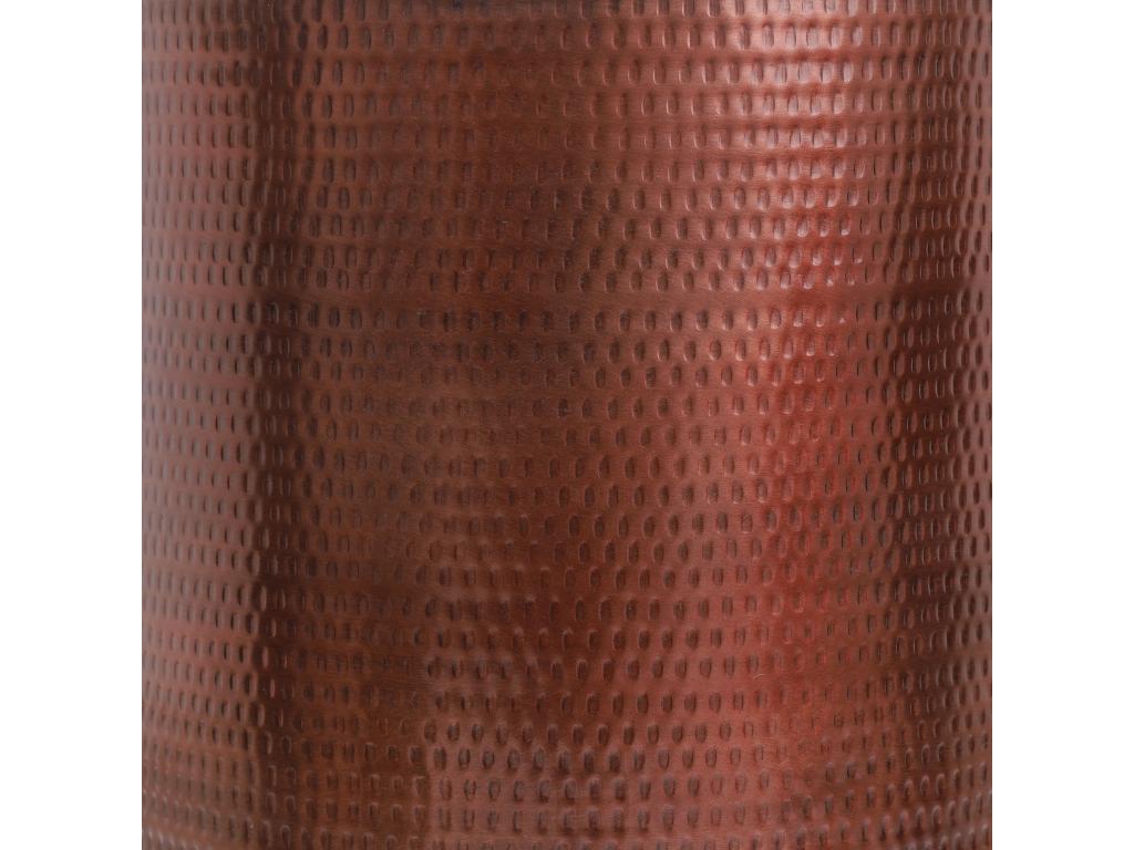 Porvoo round copper coffee table, vintage design, 40x40x50 cm, Bohometop 45200KWDU